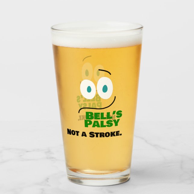 Copo De Pint A paralisia de Bell — não um acidente. (Traseira (Preenchido))