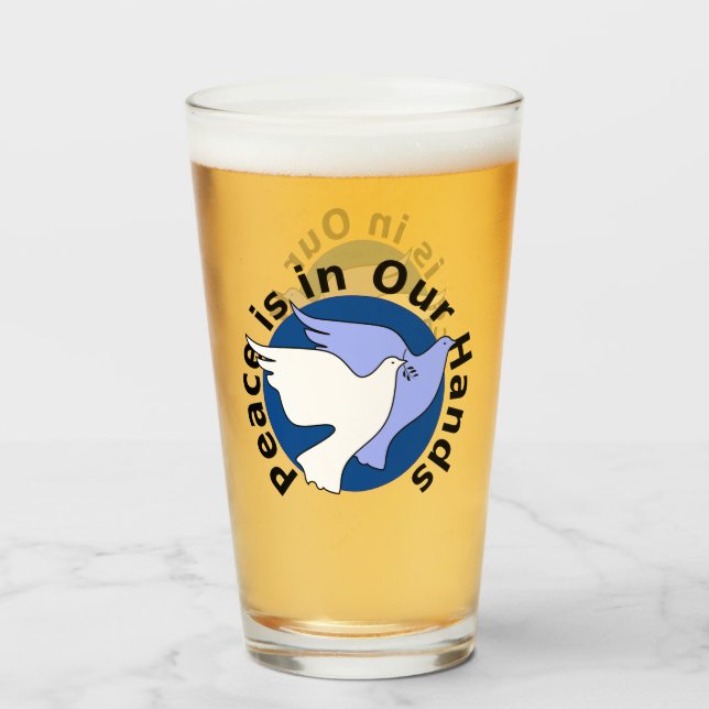 COPO DE PINT A PAZ ESTÁ NAS NOSSAS MÃOS (Frente (Preenchido))