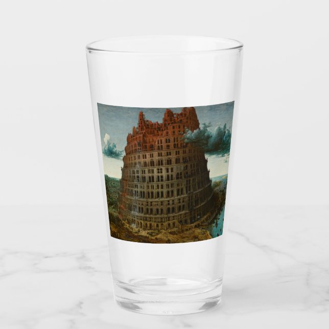 Copo De Pint A Torre de Babel (por Pieter Bruegel, o Velho) (Frente)