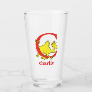 Copo De Pint ABC do Dr. Seuss: Letra C - Vermelho Adicione se