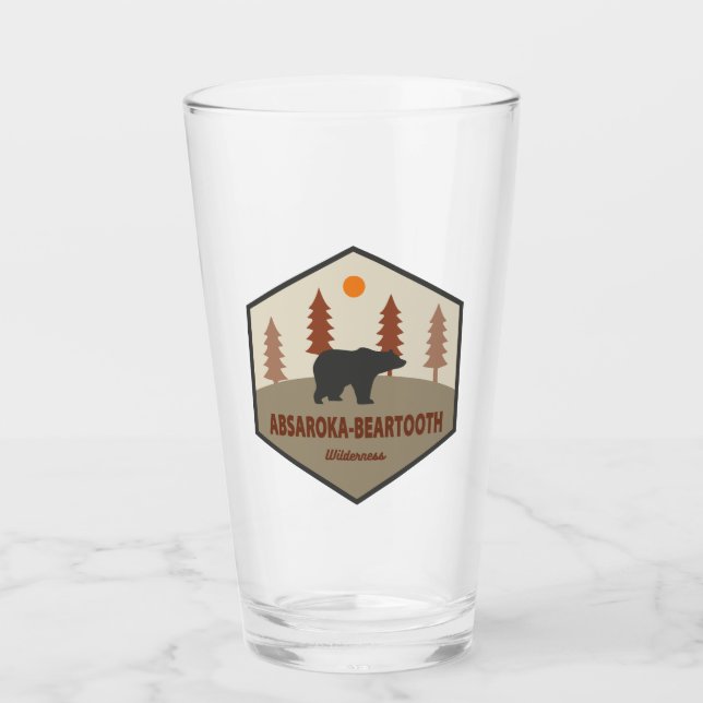 Copo De Pint Absaroka - Beartooth Wilderness Urso (Frente)