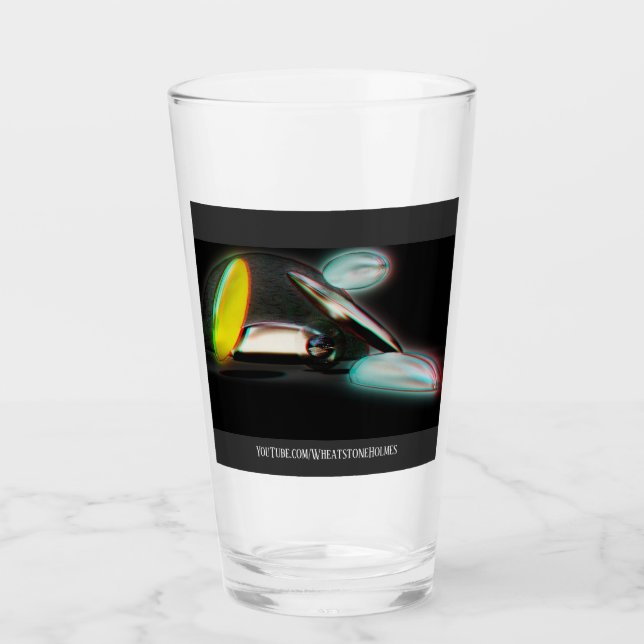 Copo De Pint Abstrato 3D (Frente)
