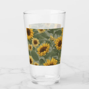 Copo De Pint Abstrato de girassol nº 337