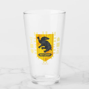 Copo De Pint Abstrato Geométrico HUFFLEPUFF™ Crest