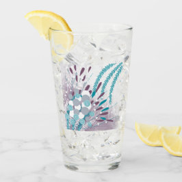 Copo De Pint Abstrato Moderno Floral