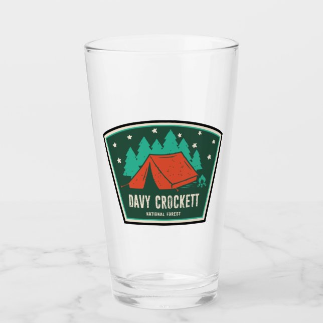 Copo De Pint Acampamento Florestal Nacional Davy Crockett (Frente)
