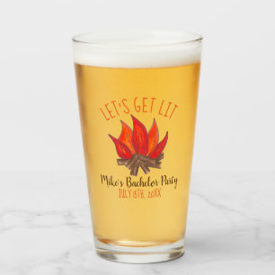 Copo De Pint Acampamento Stag Do Campire para a festa de soltei