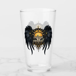 Copo De Pint Acredite em si mesmo, uma carta