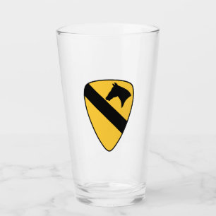 Copo De Pint Adesivo da 1ª Divisão de Cavalaria Patriótico