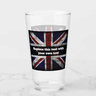 Copo De Pint Adicionar texto ao Travesseiro decorativo do sinal