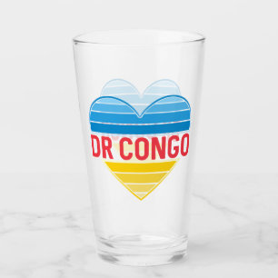 Copo De Pint Adoro a República Democrática do Congo, o Coração