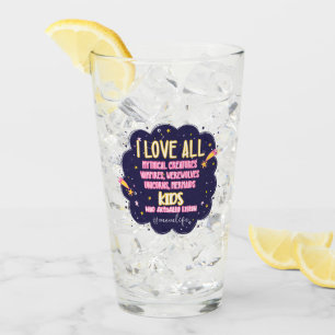 Copo De Pint Adoro Todas As Criaturas Míticas, Vampiros, Lobiso