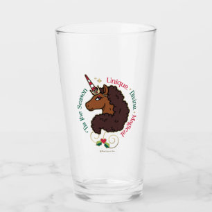 Copo De Pint Afro Unicorn Este é o Unicórnio de Feriado da Esta
