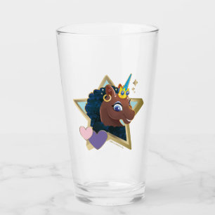 Copo De Pint Afro Unicorn Magical Star