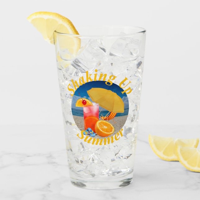 Copo De Pint Agitando no Verão (Gelo frontal)