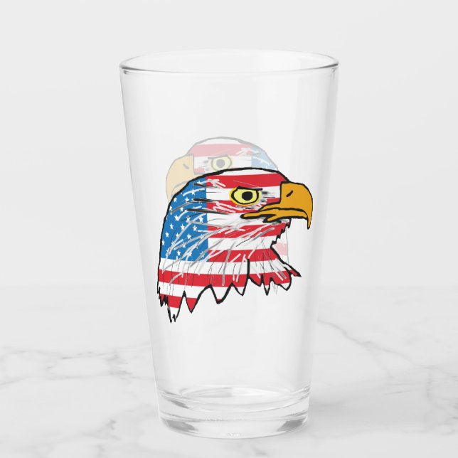 Copo De Pint Águia Americana (Frente)
