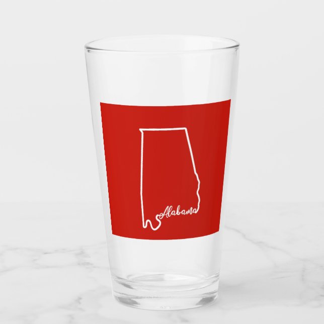 Copo De Pint Alabama Pint Glass (Frente)