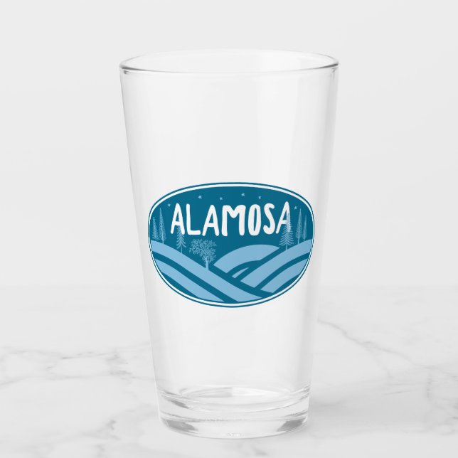 Copo De Pint Alamosa Colorado ao ar (Frente)