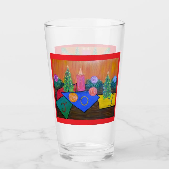 Copo De Pint Alegria de Natal  (Frente)