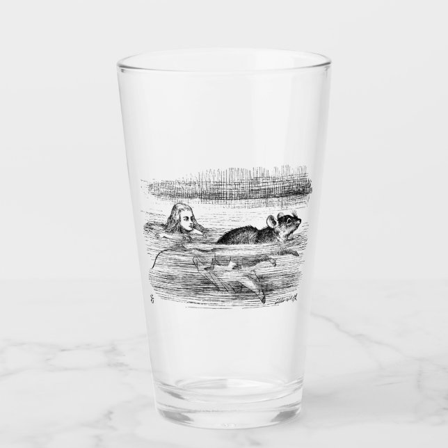 Copo De Pint Alice no País das Maravilhas (Frente)