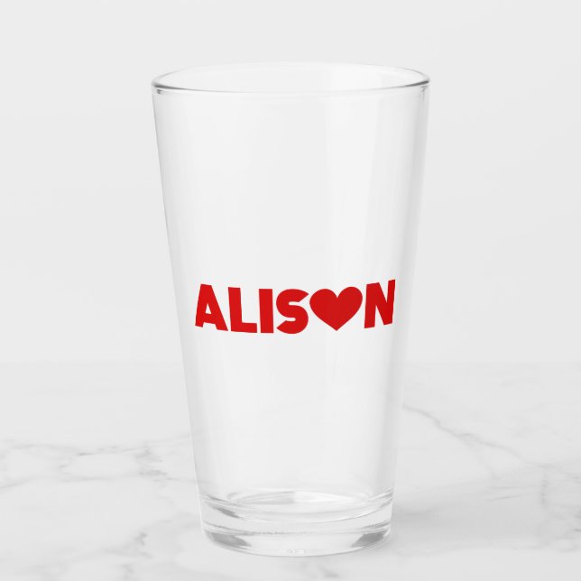 Copo De Pint Alison Love (Frente)