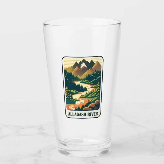 Copo De Pint Allagash River Maine Colors (Frente)
