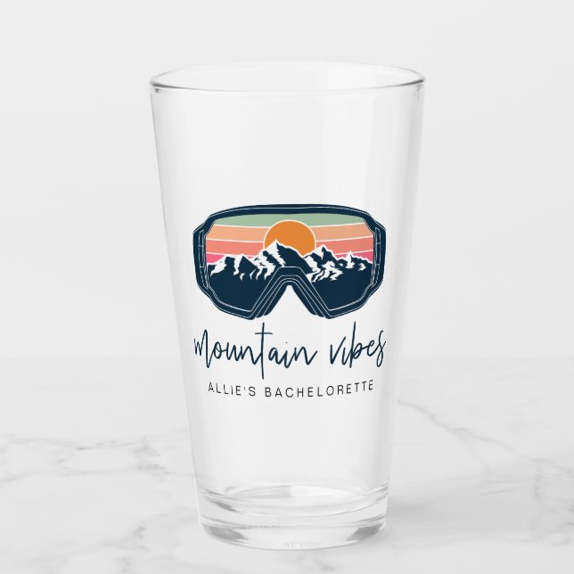 Copo De Pint ALLIE Ski Snowboard Goggle Mountain Vibes (Frente)