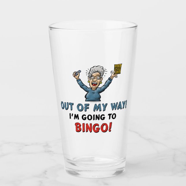 Copo De Pint Amantes do Bingo (Frente)