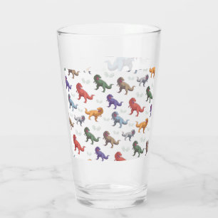 Copo De Pint Amazing dinosaur glass cup