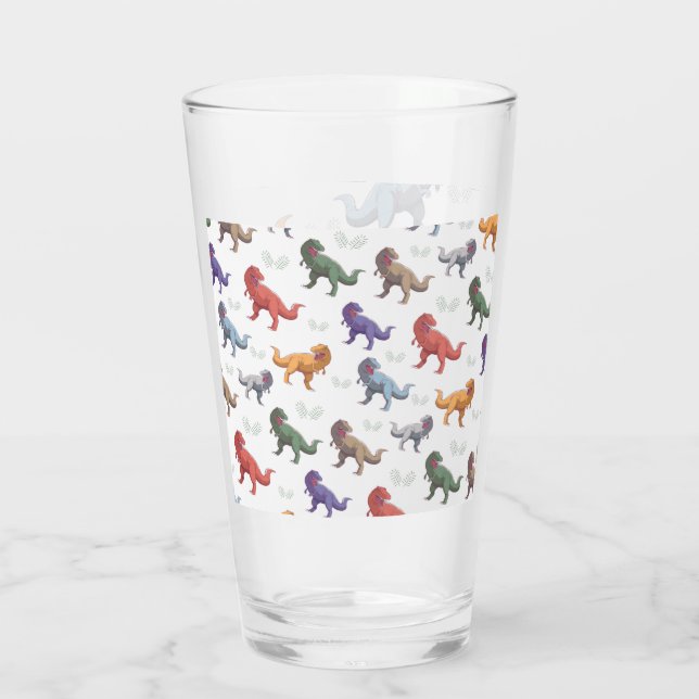 Copo De Pint Amazing dinosaur glass cup (Verso)