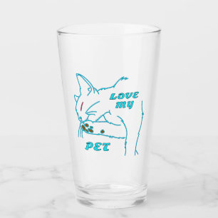 COPO DE PINT AME MEU GATO DE AQUA