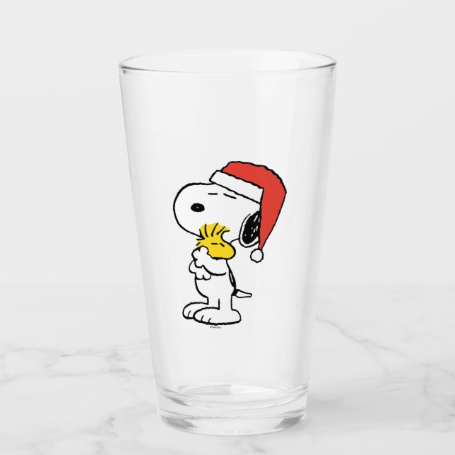 Copo De Pint Amendoins | Abraços de Férias Snoopy & Woodstock (Frente)