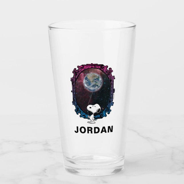 Copo De Pint Amendoins | Balão De Esnoopia (Frente)