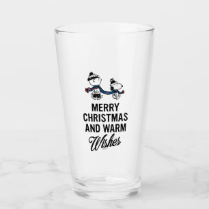 Copo De Pint Amendoins Feliz Natal Snoopy & Charlie Brown