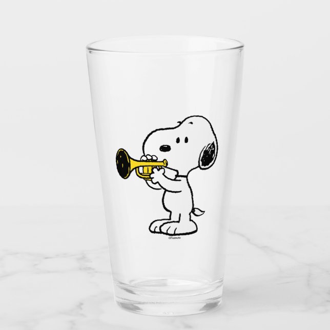Copo De Pint Amendoins | Jogador de Trompete Snoopy (Frente)