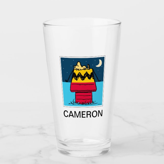 Copo De Pint Amendoins | Meia e meia- estacas de madeira (Frente)