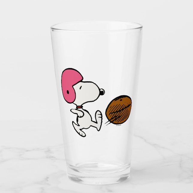 Copo De Pint Amendoins | Snoopy Football Kicker (Frente)