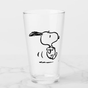 Copo De Pint Amendoins Snoopy Running