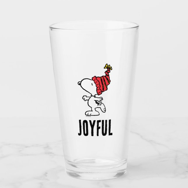 Copo De Pint Amendoins | Snoopy Winter Beanie Boné (Frente)