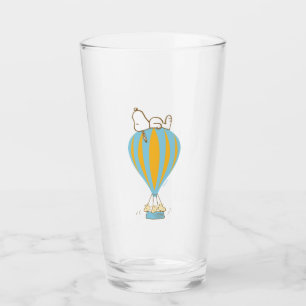 Copo De Pint Amendoins Snoopy & Woodstock Balão de Ar Quente