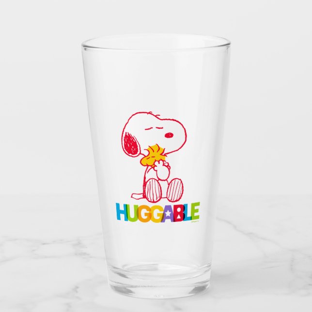 Copo De Pint Amendoins | Snoopy & Woodstock Huggable (Frente)