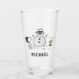 Copo De Pint Amendoins Snoopy & Woodstock Snowman Adicionar