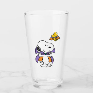 Copo De Pint Amendoins Snoopy Woodstock Vampiro Halloween