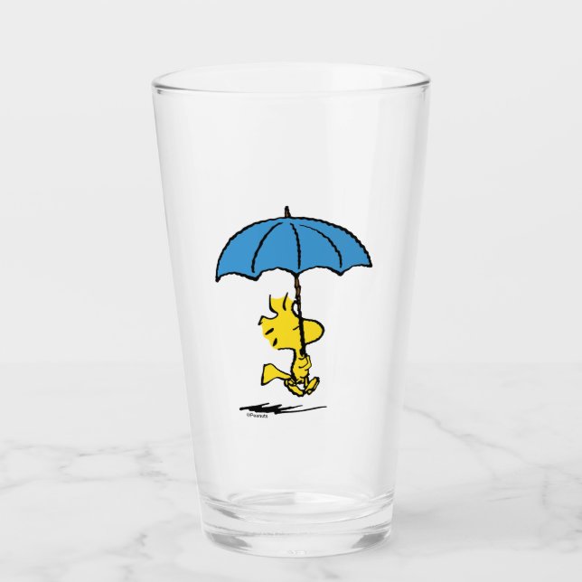 Copo De Pint Amendoins | Woodstock Blue Umbrella (Frente)