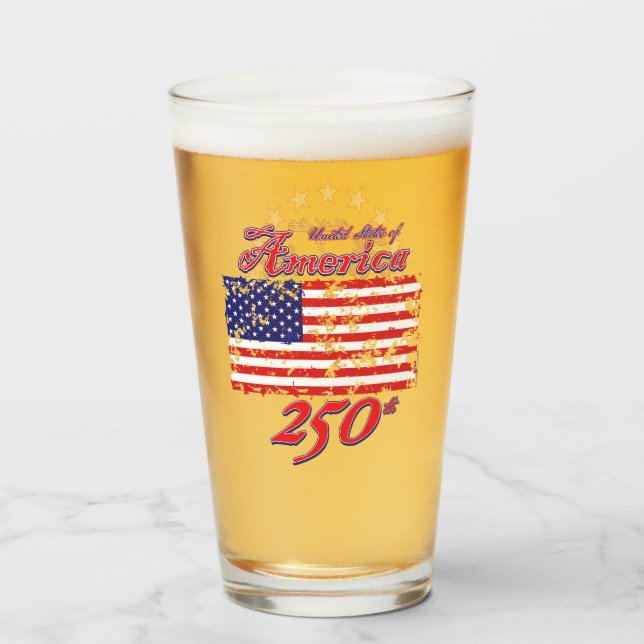 Copo De Pint América 250º (Frente (Preenchido))