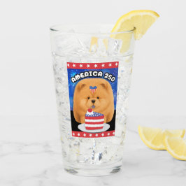 Copo De Pint AMÉRICA 250 Chow Vermelho
