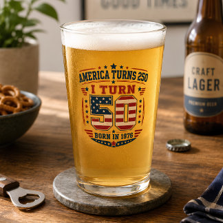 Copo De Pint América Completa 250 Eu Completo 50 Anos