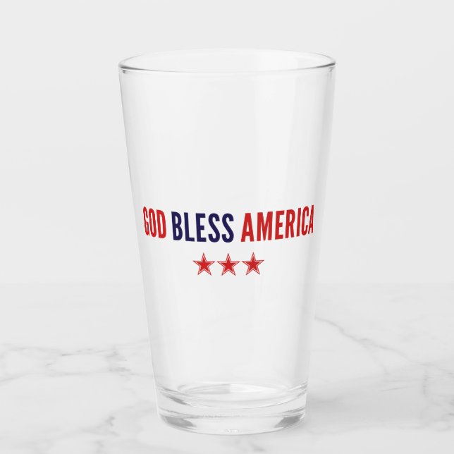 Copo De Pint América deus abençoe (Frente)