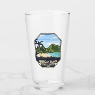 Copo De Pint American Samoa National Park Retro Emblem