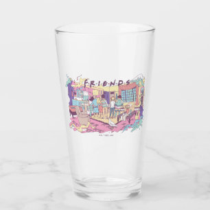 Copo De Pint AMIGOS™   Cartoon de Apartamento